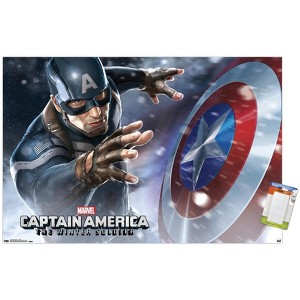 Trends International Marvel - Captain America - The Winter Soldier - Shield Unframed Wall Poster Prints - 1 of 4