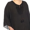PS Sheer Embroidered Knee Length Cover Up Dress - White Mark - 4 of 4