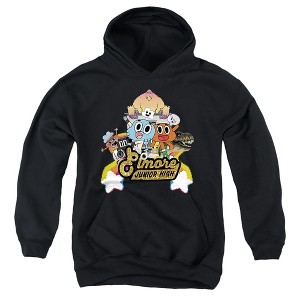 Boys’ Amazing World Of Gumball Elmore Junior High Hooded Sweatshirt - 1 of 4