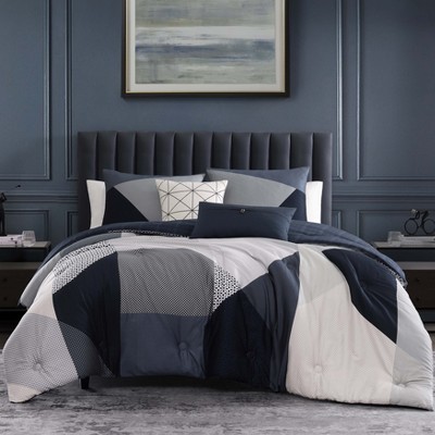 Bebejan Geo Fusion 100% Cotton 5-Piece Reversible Comforter Set
