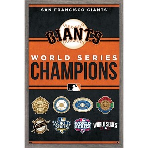 Trends International MLB San Francisco Giants - Champions 23 Framed Wall Poster Prints - 1 of 4