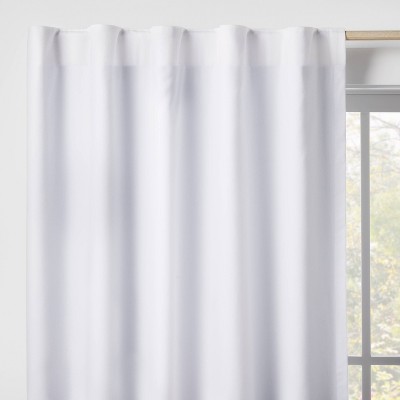 84" Blackout Twill Solid Kids' Panel White