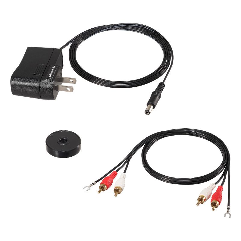 Audio-Technica AT-LPW50PB Fully Manual Belt-Drive Turntable (Piano Black), 5 of 11
