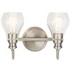 Kichler Lighting Greeier 2 - Light Vanity in  Brushed Nickel - 4 of 4