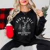 Simply Sage Market Women's Graphic Sweatshirt North Pole University Deer - 2 of 4