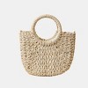 Women's Ring Handle Straw Bag - Cupshe - image 2 of 4