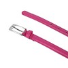 CTM Women's Skinny Leather Dress Belt - 2 of 4