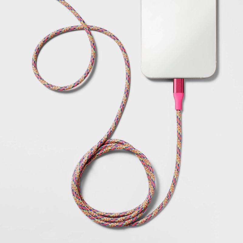 6&#39; Lightning to USB-C Braided Cable - heyday&#8482; with Sharone Townsend, 3 of 6