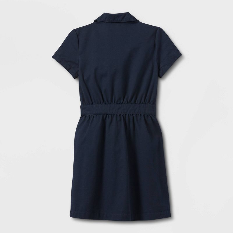 Girls' Short Sleeve Uniform Safari Dress - Cat & Jack™, 2 of 4