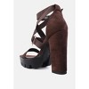 Fresh Daisy Harness Straps Block Heel  Sandals Women - 3 of 4