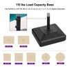 PURPLE LEAF Patio Market Umbrella Base Load Capacity with Casters Filled with Sand & Water Outdoor Table Umbrellas Stand - 3 of 4