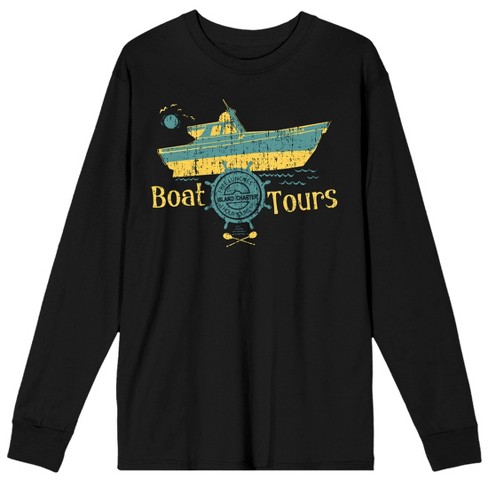 Wb 100: Art Of The 100th Boat Tours Crew Neck Long Sleeve Crew Neck Men ...