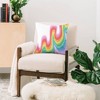 18"x18" Elisa Bell Groovy Ribbon Square Throw Pillow - Deny Designs: Indoor Decorative, Machine Washable - 2 of 3