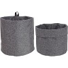Bigso Soft Hang Around Small Hanging Storage Basket for Wall & Closet - 6.7" x 6.7" - 4 of 4