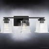 Urban Ambiance Luxury Craftsman Bath Light 7''H x 20.125''W,  Midnight Black Finish,  Houston Collection, UHP4296 - 4 of 4