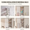 Munora Industrial Pipe Shelf 5 Tier 24x9.84in Wall-Mount for Kitchen Bedroom - 4 of 4