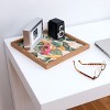 Gale Switzer Lush Lily Autumn Square Bamboo Tray - Deny Designs - 2 of 2