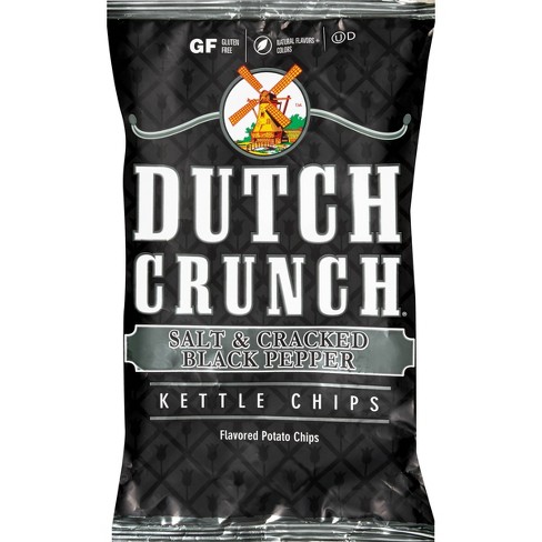 Dutch Crunch Salt & Cracked Black Pepper Kettle Potato Chips - 9oz - image 1 of 4