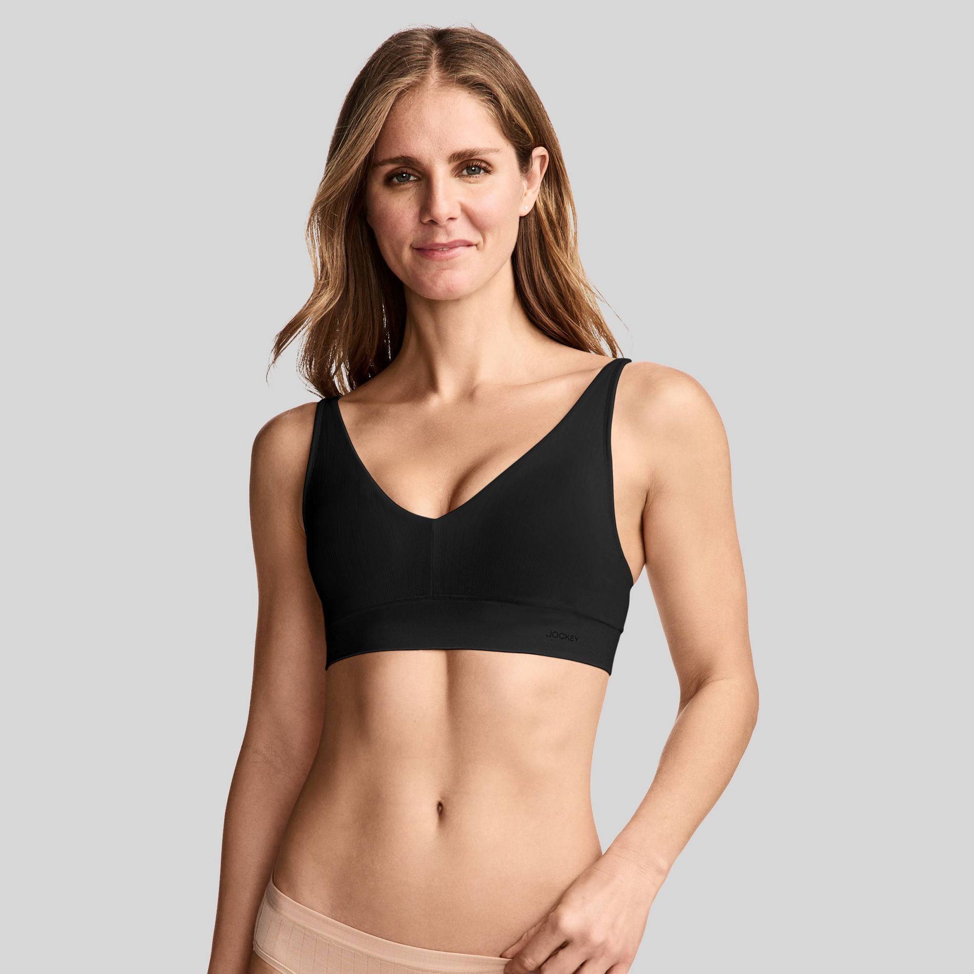 Jockey Generation™ Women's Light Support Pointelle Bralette - Black S