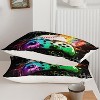 Children's boys' gaming blanket set, gaming controller blanket, white baseball, video game blanket, game controller, three-piece set - 4 of 4