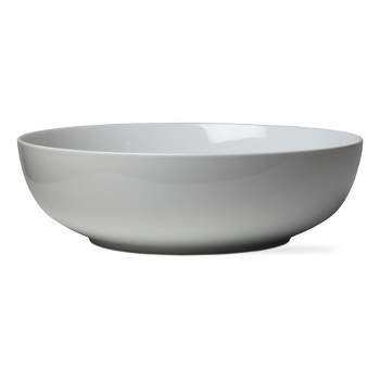 tagltd Whiteware Serving Bowl Large Porcelain Dinnerware Serving Dish, 224 oz., Dishwasher Safe