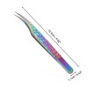 Unique Bargains Unique Bargains Women's Simple Eyelash Extension Tweezers Assorted Color 1 Pc - 2 of 3