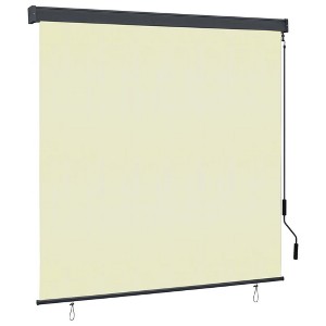 vidaXL Roller Shade Cream Polyester, Aluminum, Steel 63.0 x 98.4 in - 1 of 4