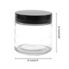 Unique Bargains Transparent Cream Glass Bottle for Bathroom 1 Pc - 4 of 4