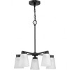 Progress Lighting Tanner 5 - Light Chandelier in  Matte Black - 2 of 3