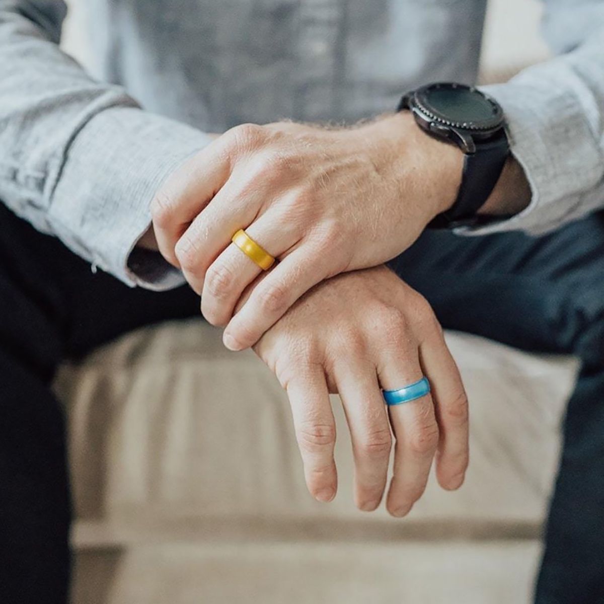 Enso Rings Dualtone Series Silicone Ring - thumbnail 2