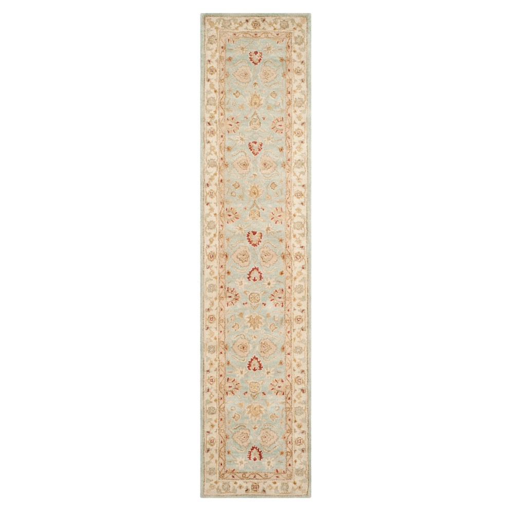 2'3inx12' Runner Georgeta Tufted Beige/Blue - Safavieh