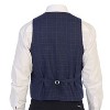 Gioberti Men's 6 Button Slim Fit Formal Herringbone Tweed Vest - 2 of 2