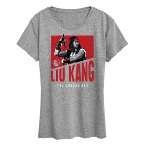 Women's - Mortal Kombat - Liu Kang The Chosen One Short Sleeve Graphic T-Shirt - 1 of 4