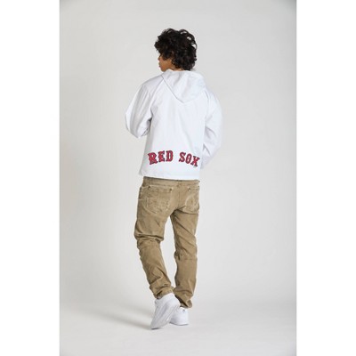 Мужские куртки MLB Boston Red Sox Men's Champion White Packable Jacket - M — фото 2
