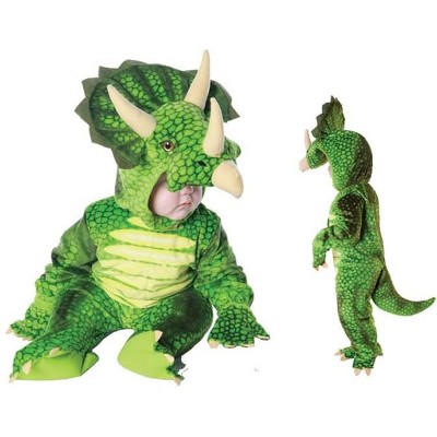 green triceratops stuffed animal