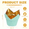 Unique Bargains Party Christmas Cake Muffins Paper Tulip Baking Cups 100 Pcs - 2 of 4