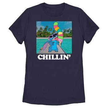Women's Lilo & Stitch Ice Cream Lover Chillin' T-Shirt