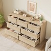 Whizmax 7 Drawer Dresser for Bedroom, Wooden Double Dresser Organizer with Storage, Modern Chest of Drawers for Bedroom, Living Room, Nursery - 2 of 4