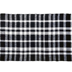 Briarwood Lane Everyday Black and White Plaid Layering Mat 36x24 Layer Mat - 1 of 3
