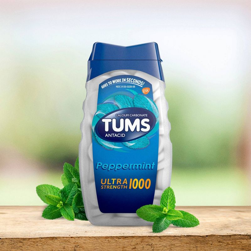 Tums Ultra Strength Mint Antacid Chewable Tablets 160ct, 6 of 15