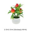 Unique Bargains Artificial Plants Plastic 3.15"x3.15"x4.33" 1 Pcs - 3 of 4