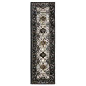 Oriental Weavers Vivian VI04D Ivory/ Navy Indoor Area Rug - 2'3" x 7'6" - 1 of 4