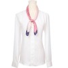 INSPIRE CHIC Women's Gradient Printed Satin Square Simple Lines Silky Scarves 1Pc - 2 of 4