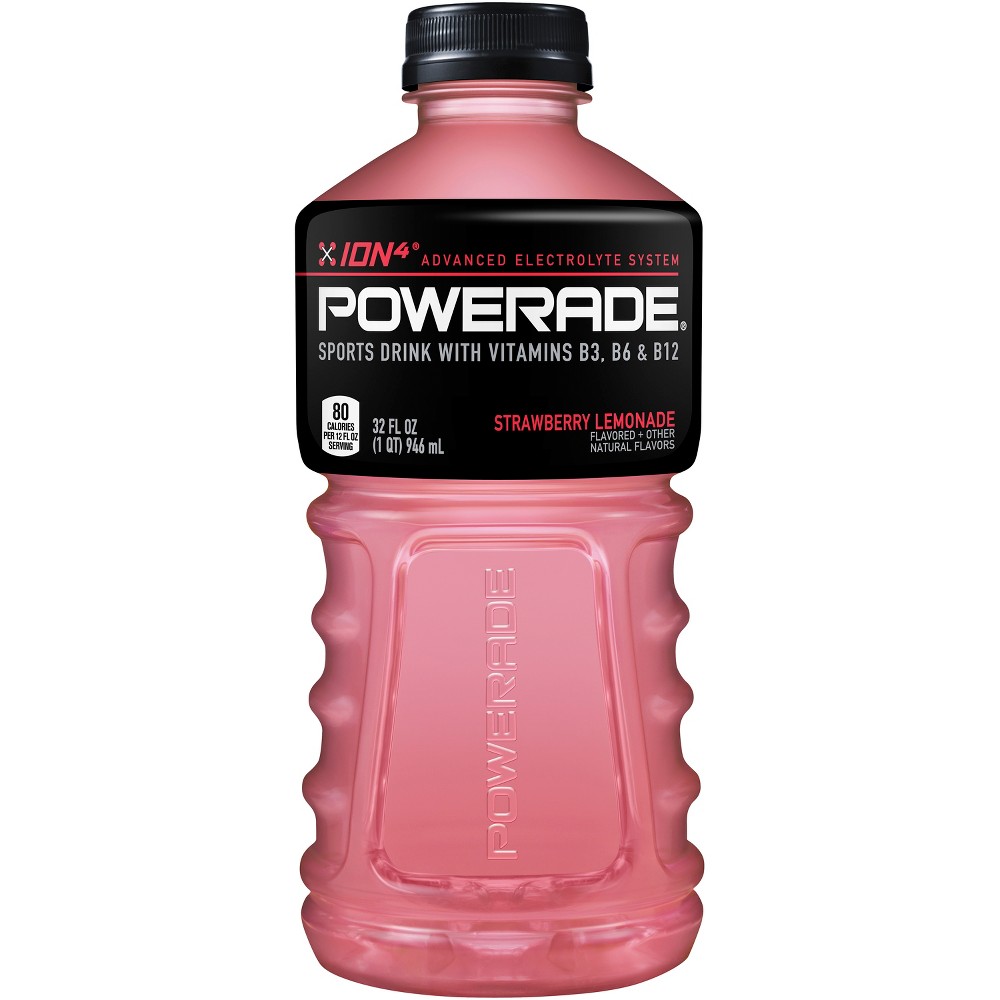 UPC 049000050349 product image for Powerade Strawberry Lemon Sports Drink - 32 fl oz Bottle | upcitemdb.com