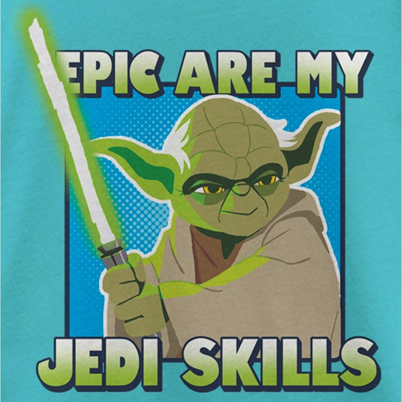 Girl's Star Wars: Galaxy of Adventures Yoda Epic Jedi Skills T-Shirt, 2 of 5