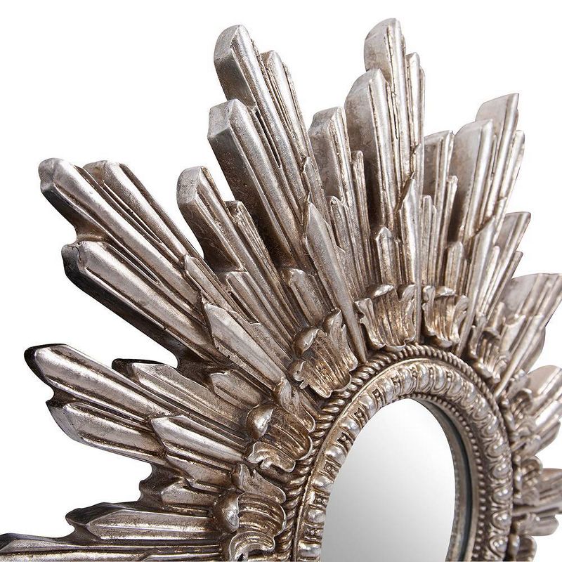 Howard Elliott Starburst Accent Mirror Antique Silver, 4 of 8