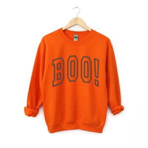 Simply Sage Market Embroidered Boo Arched Sweatshirt - 1 of 4