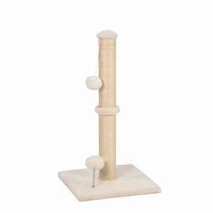 BestMassage Cat Scratcher Post with Durable Sisal & Interactive Hanging Toys for Indoor Cats 22in/33in Tall - 1 of 4