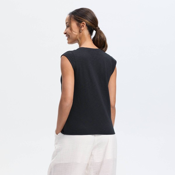 Playera de cuello redondo y manga corta para mujer - Universal Thread™ 2