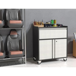 Rolling Tool Cart with Drawer, Heavy Duty Mobile Storage Cabinet for Garage and Workshop - 1 of 4